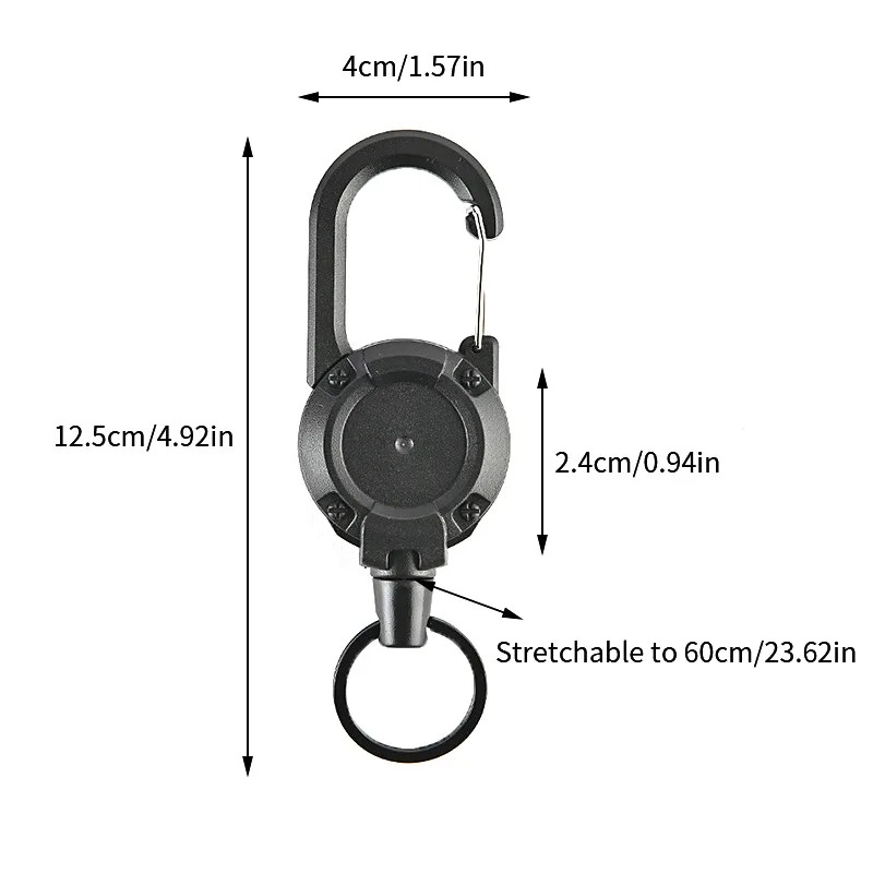 Tactical Retractable Carabiner - Conventional Reel incelemesi ve fiyatı