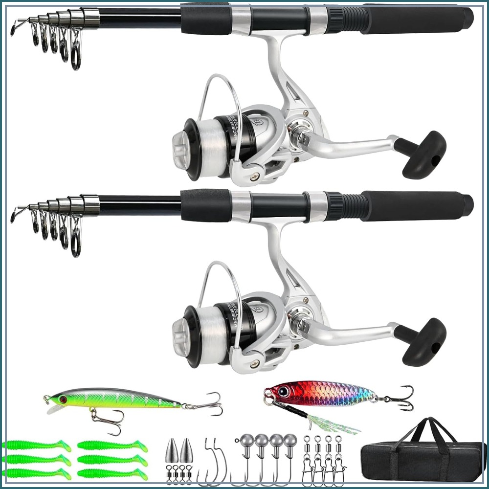Fishing Pole Combo 6.9ft 2Pcs  - Reel Bag incelemesi ve fiyatı