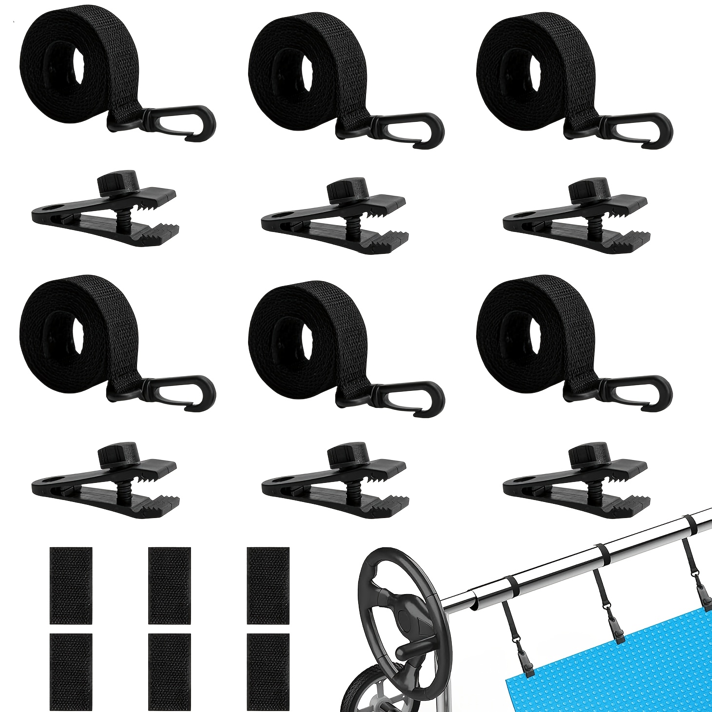 18 Pcs Solar Cover Reel Instal - Reel Cover incelemesi ve fiyatı