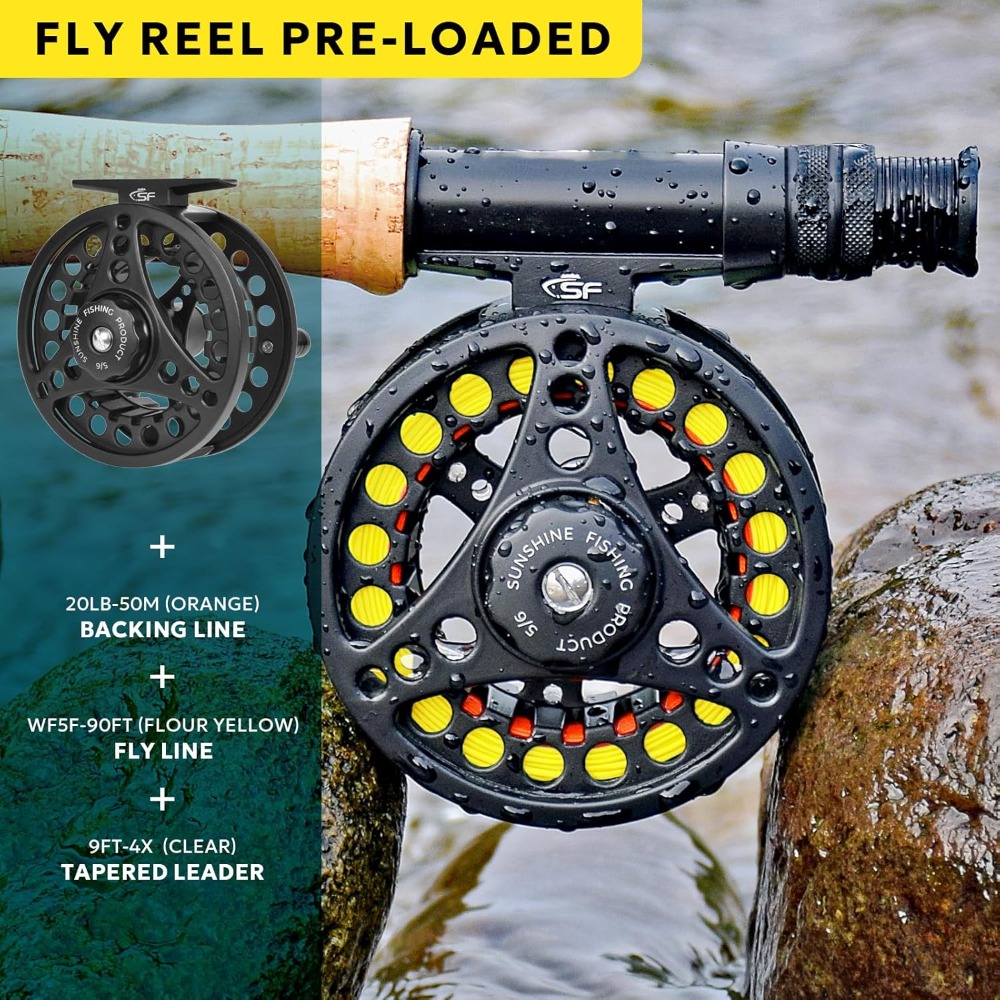 Fly Fishing Rod Combo Starter  - Fly Reel incelemesi ve fiyatı