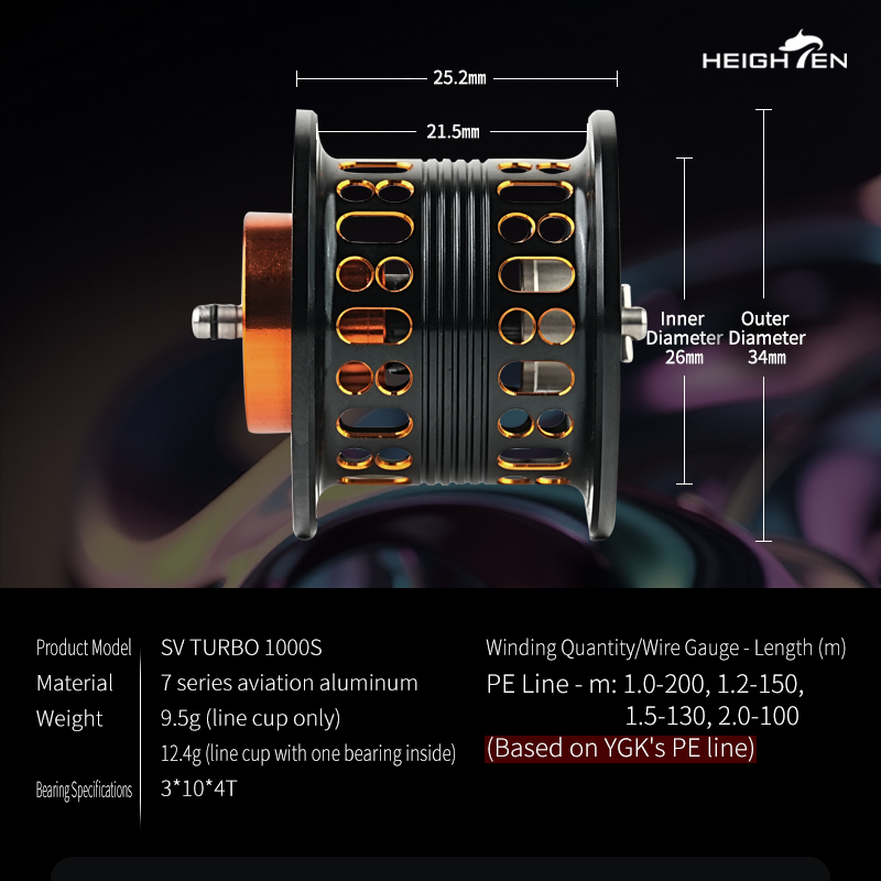 HEIGHTEN Shallow Spool For Dai - Reel Spare Spool incelemesi ve fiyatı