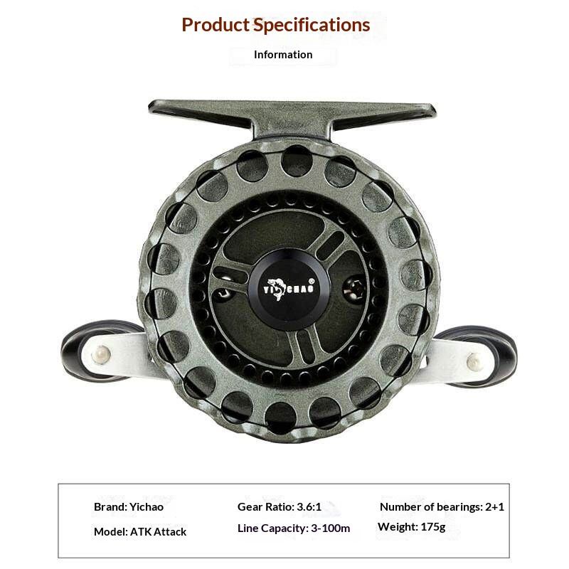 YI CHAO Atk Raft Fishing Reel  - Ice Fishing Reel incelemesi ve fiyatı
