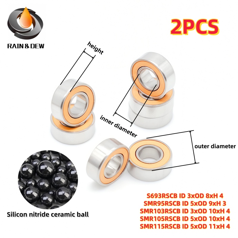 2PCS Miniature Ball Bearing 3x - Spinning Reel incelemesi ve fiyatı